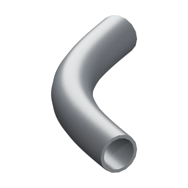 Rigid Pipe: Hollow tube with a visible wall