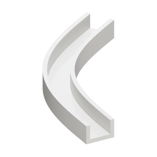 Cable Trunking: Open U-channel tray