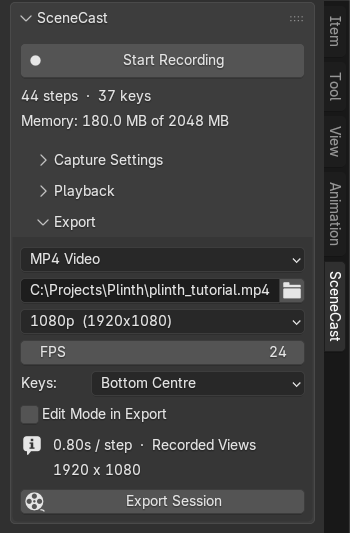 Export in the free edition